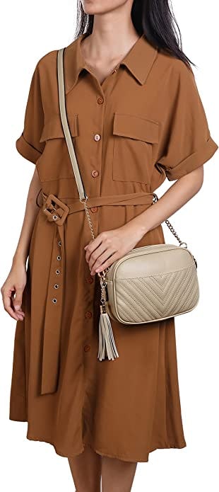 Lola Mae Quilted Crossbody Bag