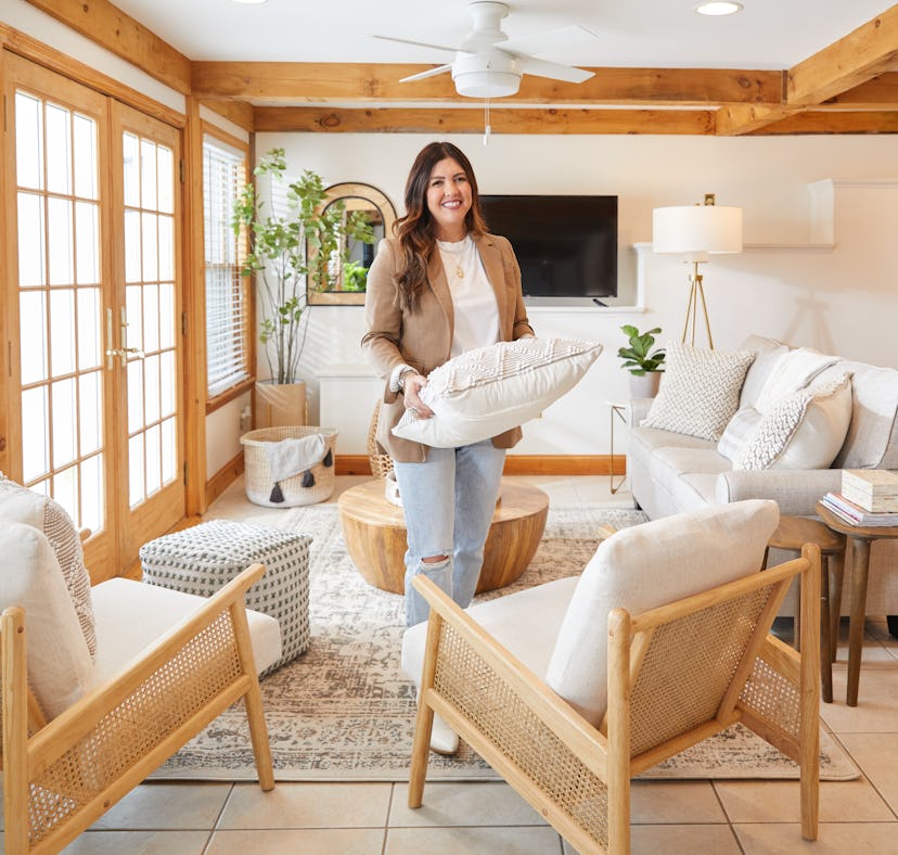 The Home Depot and Vrbo vacation rental home makeover was done by some influencers with home decor f...