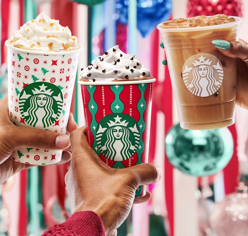 Starbucks' holiday 2022 drinks and food feature returning faves.