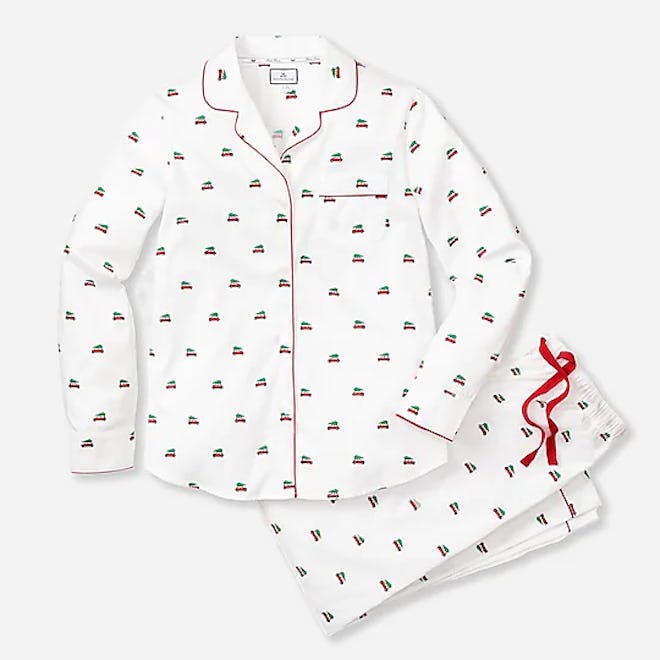 Petite Plume French Ticking Pajama Set