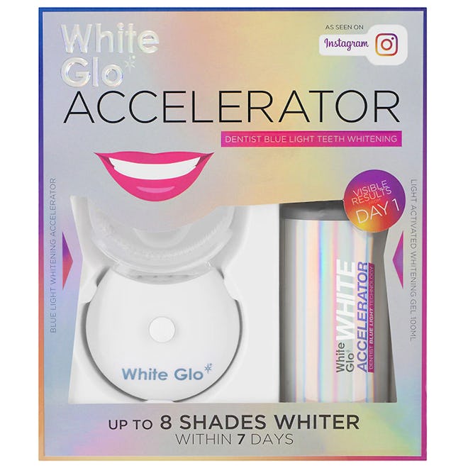 White Glo Blue Light Teeth Whitening Accelerator Kit