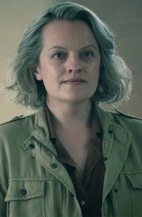 Elisabeth Moss as June Osborn in The Handmaid's Tale