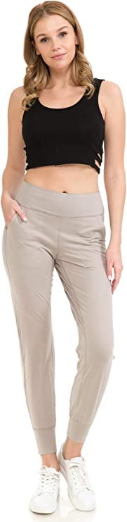 Leggings Depot Track Cuff Sweatpants