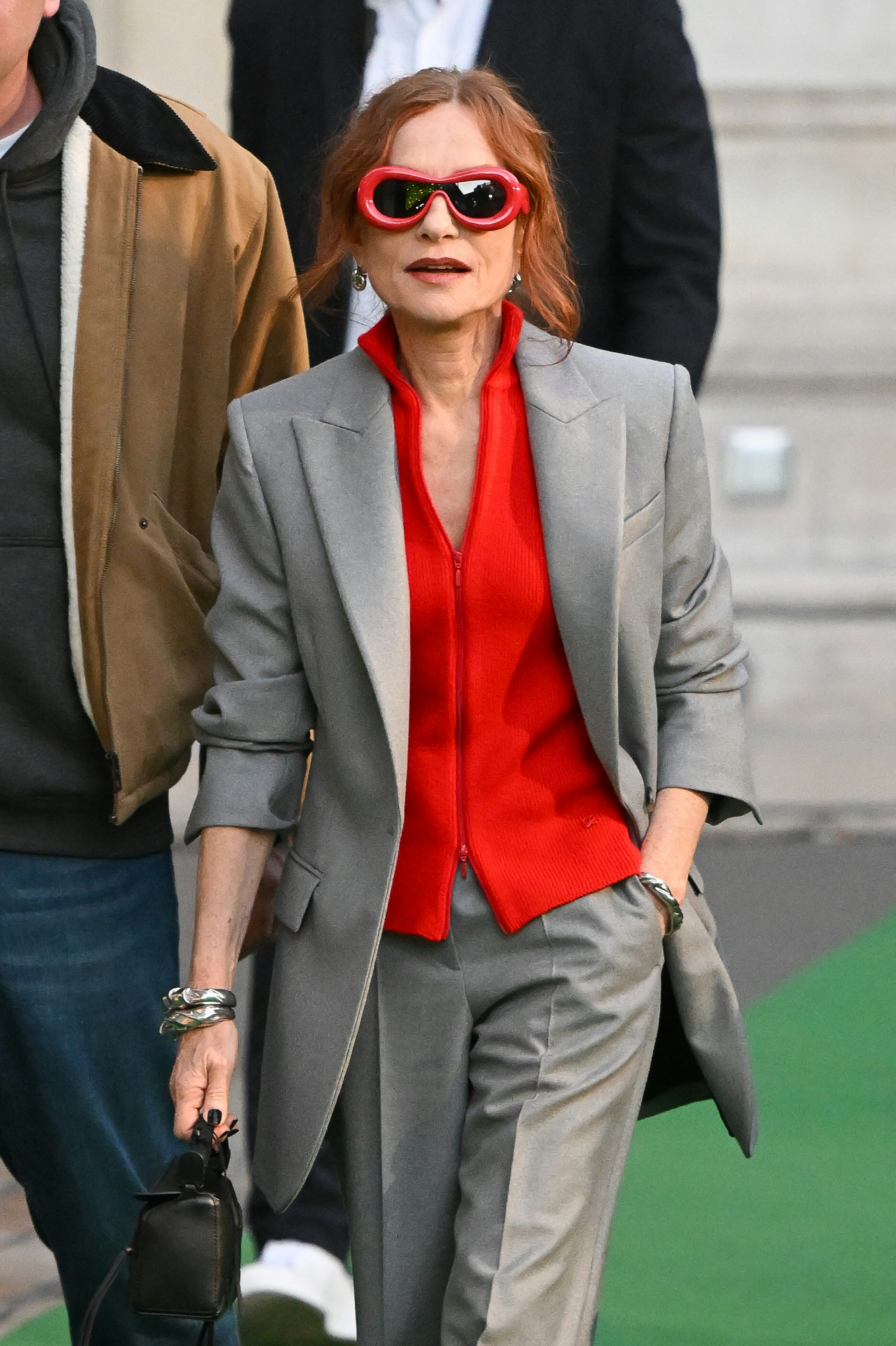 Isabelle Huppert Wears Loewe's Cool-Kids Sunglasses