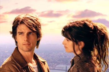 Penelope Cruz looking at Tom Cruise in Vanilla Sky