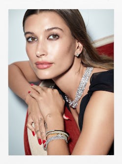 Tiffany & Co. x Andy Warhol Campaign feat. hailey bieber