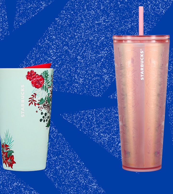Starbucks holiday drinks and tumblers are out for 2022 and the lineup includes a mint poinsettia tum...