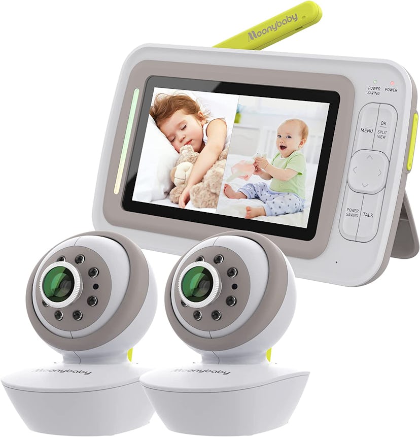 Moonybaby Split 60 Video Baby Monitor With 2 Cameras