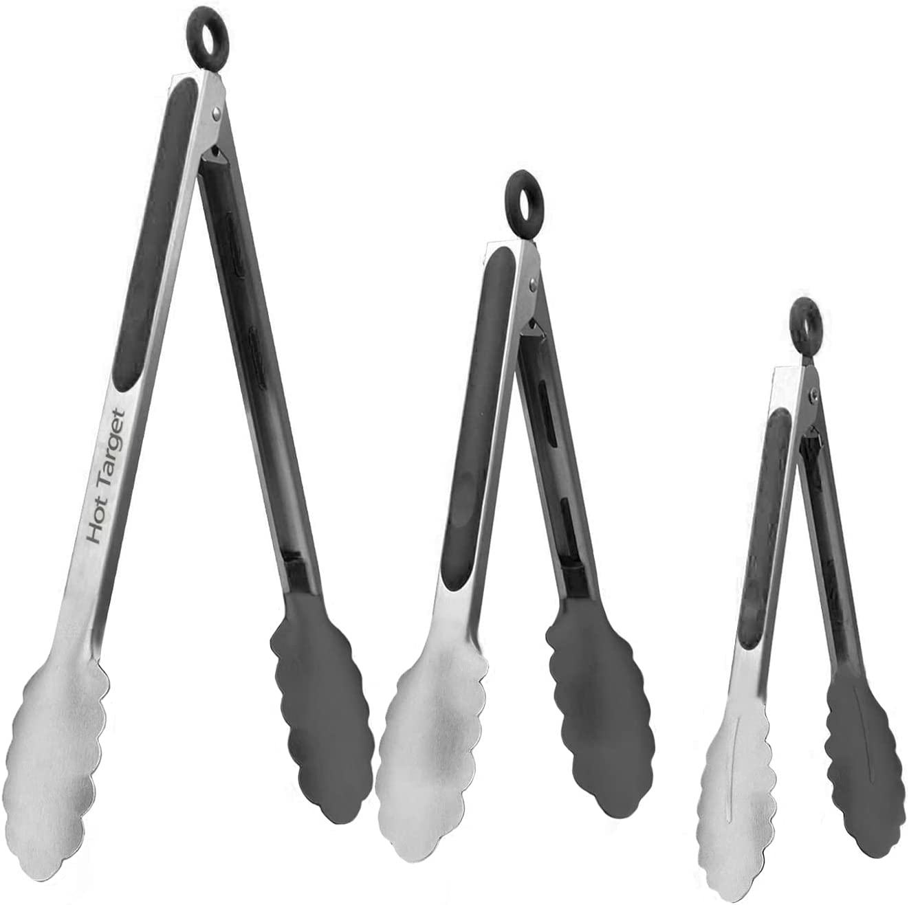 Hot Target Kitchen Tongs (Set of 3)