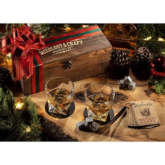Mixology & Craft Whiskey Stones Gift Set (6-Pack)