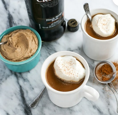 Hot buttered rum coffee