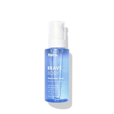 Hero Cosmetics Brave Body Once-Over Toner is the best body acne spray.