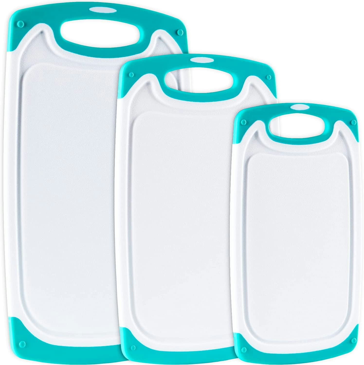 HOMWE Plastic Cutting Boards (3-Pack)