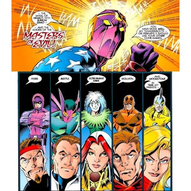 Zemo revealing the true nature of the Thunderbolts.