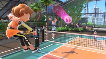 Nintendo Switch Sports volleyball game