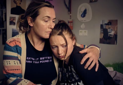 Kate Winslet and her daughter, Mia Threapleton in Channel 4's 'I Am'