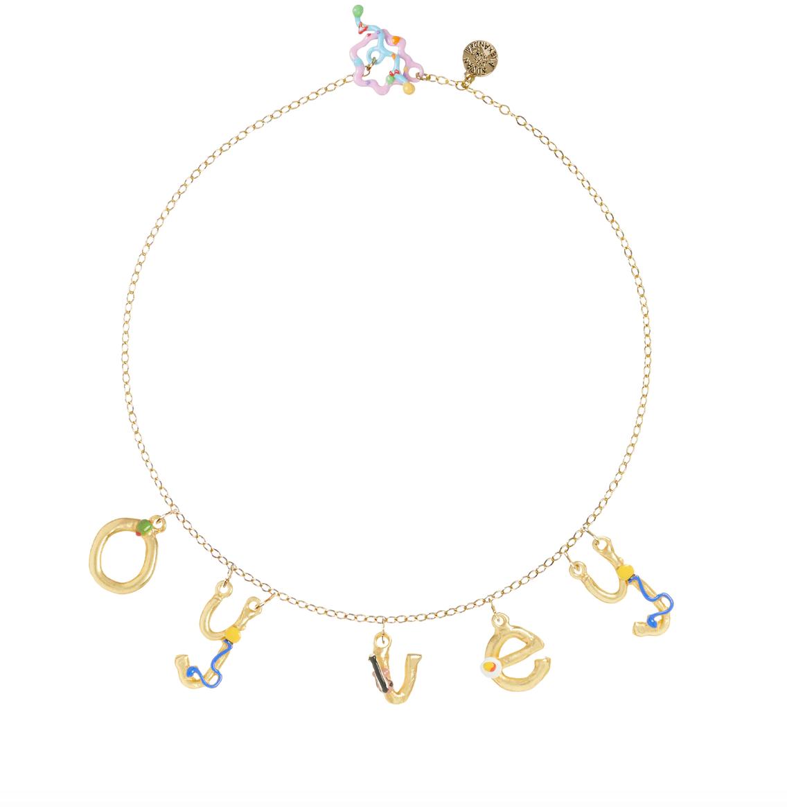 Oy Vey Spells Necklace