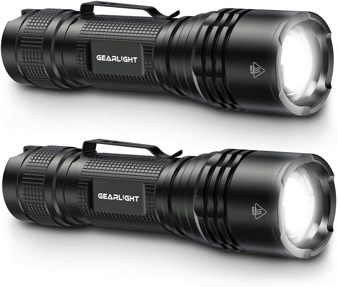 GearLight TAC LED Flashlight (2-Pack)