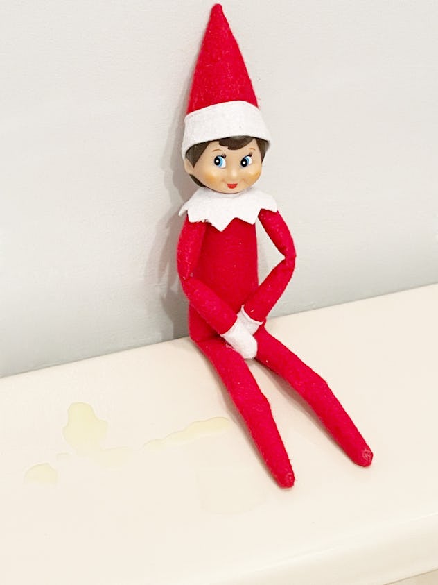 elf on the shelf bathroom ideas