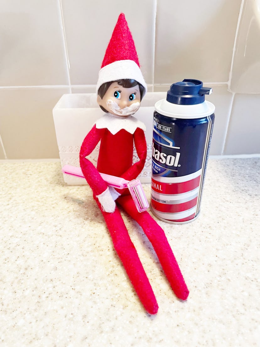 elf on the shelf bathroom ideas