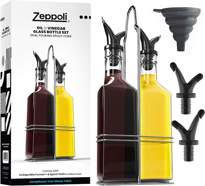 Zeppoli Oil and Vinegar Dispenser Set