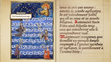 Pentiment manuscript