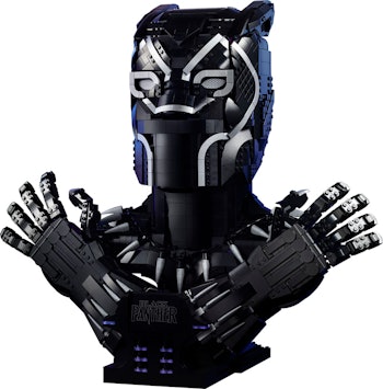 This 2,961-Piece LEGO Black Panther Bust Belongs In Your Collection