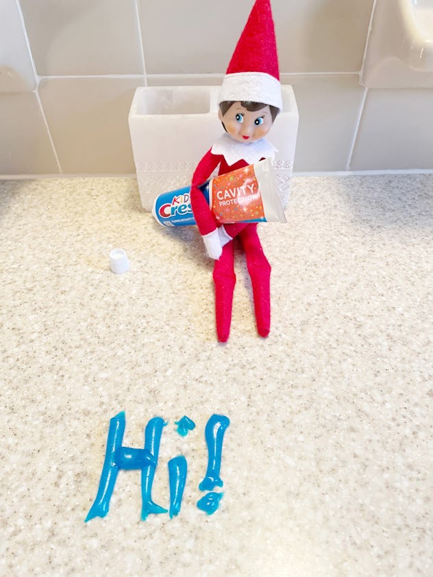 elf on the shelf bathroom ideas