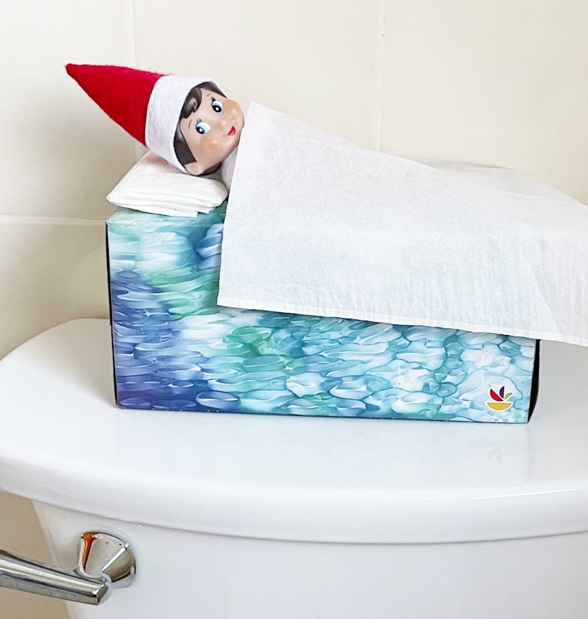 elf on the shelf bathroom ideas