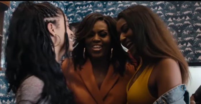 Sasha, Malia and Michelle Obama in Netflix documentary, 'Becoming.'