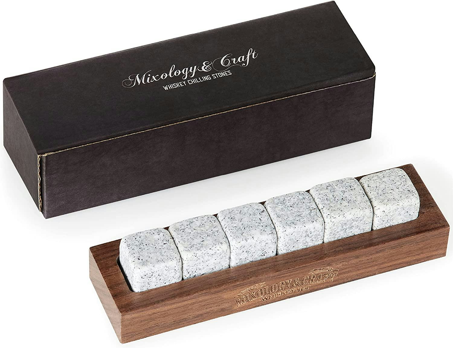 Mixology &amp; Craft Whiskey Stones (6-Pieces)