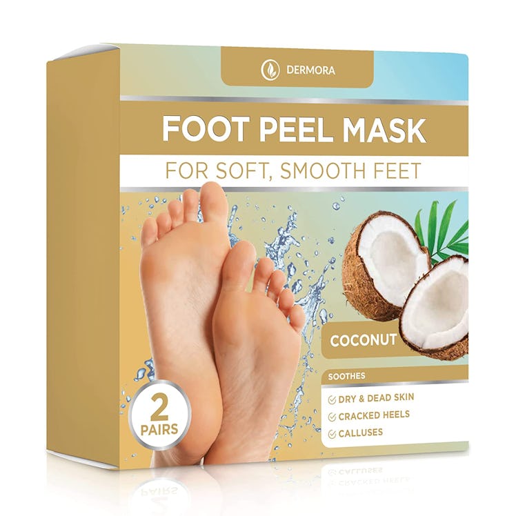 DERMORA Foot Peel Masks (2 Pairs)