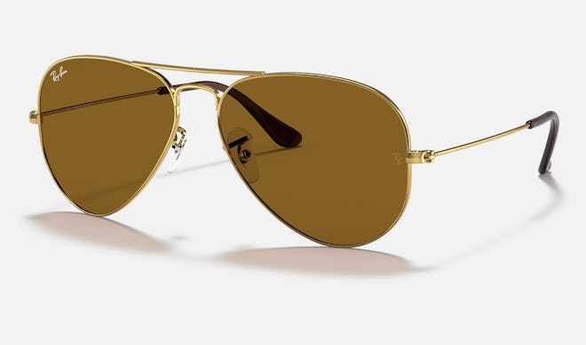 Ray-Ban brown classic aviator sunglasses