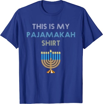 Funny Hanukkah Pajama Shirt - This is My Pajamakah Gift Tee