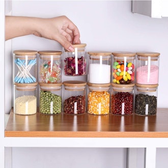 Tzerotone Glass Jars Set (12-Pack)