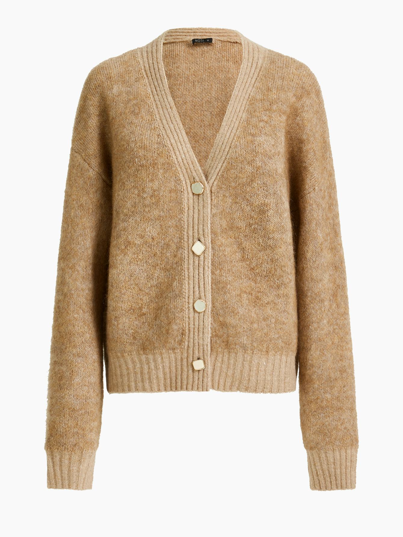 Wool-Mix Space Dye Cardigan