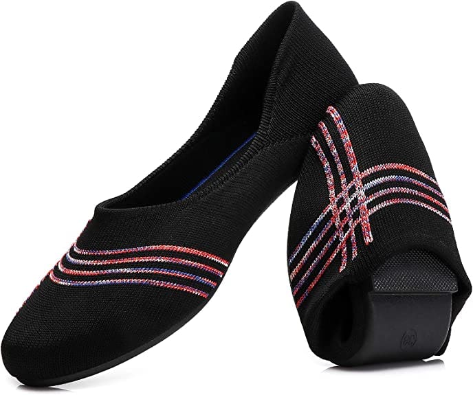 HEAWISH Mesh Knit Ballet Flats