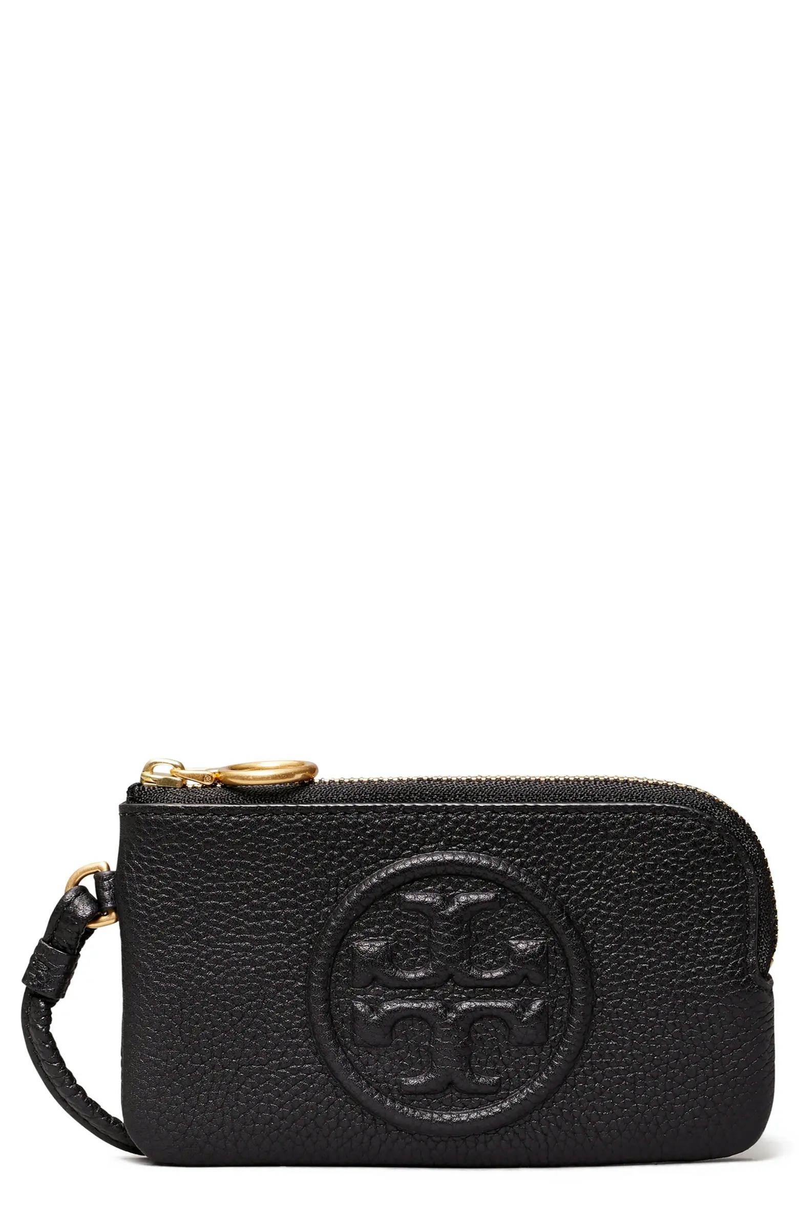 Tory Burch Perry Bombé Leather Card Case
