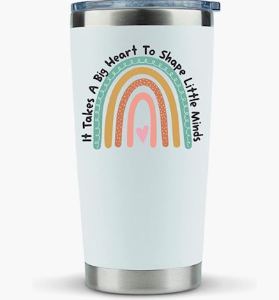 "it takes a big heart to shape little minds" tumblr mug from Amazon