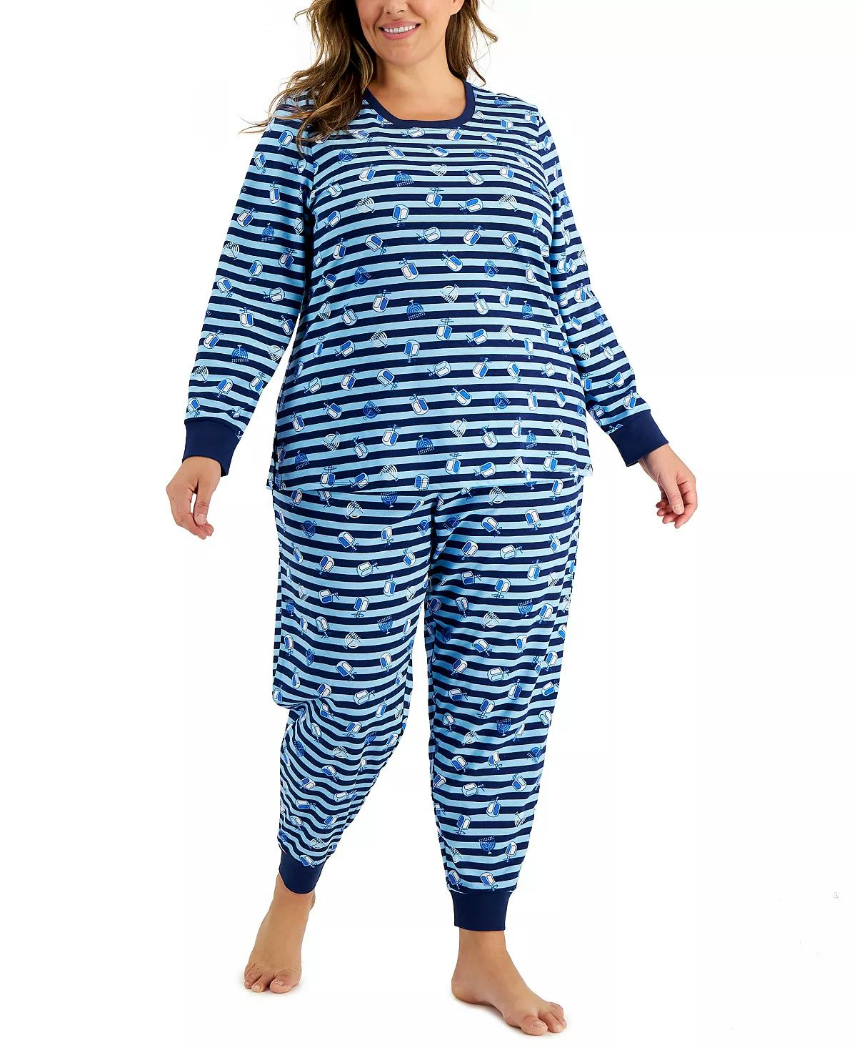 Matching Women&rsquo;s Hanukkah Family Pajama Set
