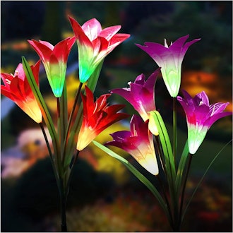 TONULAX Solar Tulip Lights (2-Pack)