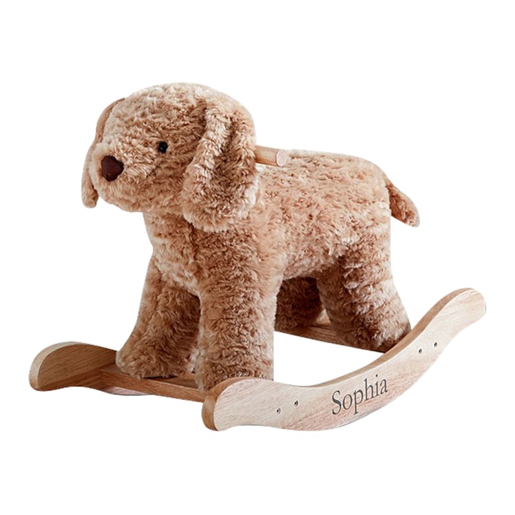 Kids Labradoodle Plush Rocker 