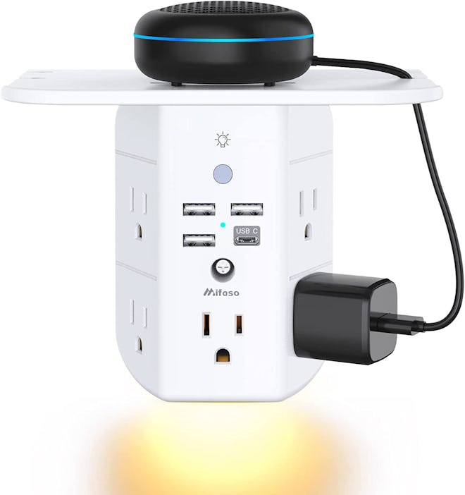 Mifaso Wall Outlet Extender with Shelf