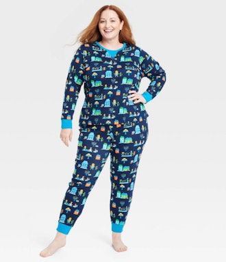 Hanukkah Lions Print Matching Family Pajama Set