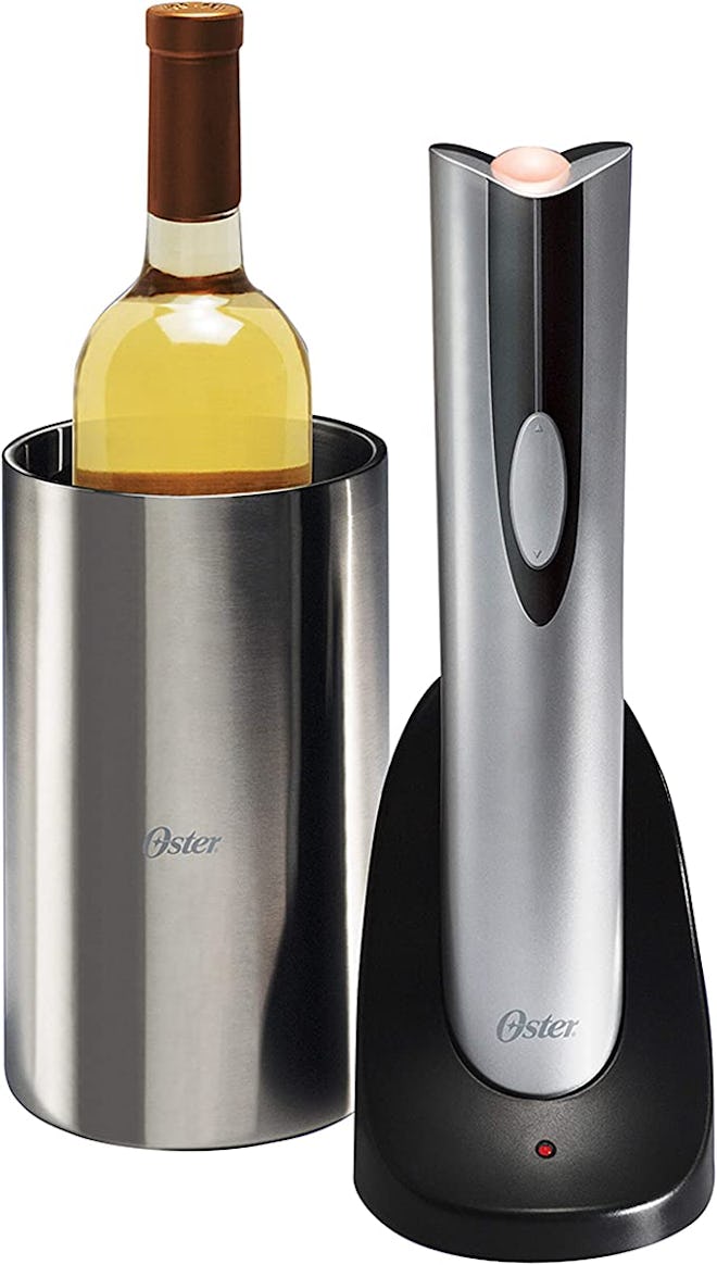 Oster Rechargeable And Cordless Wine Opener With Chiller