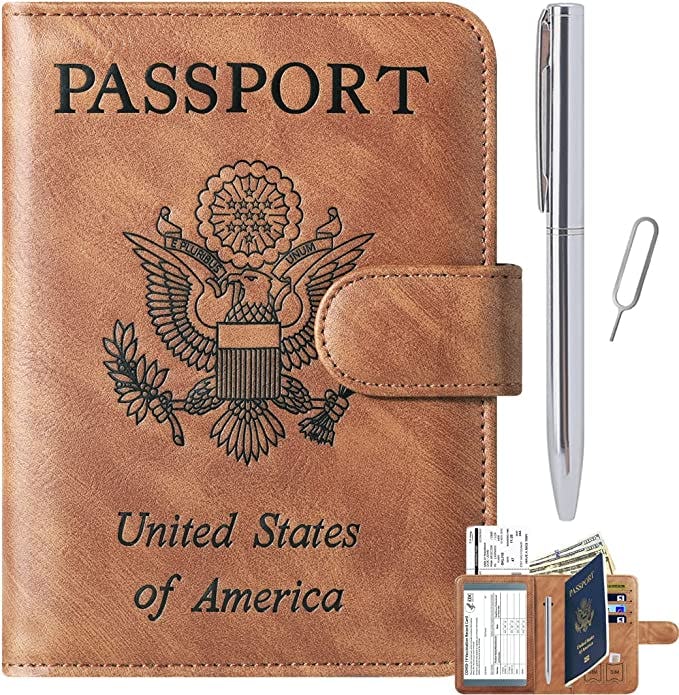 Passport And Vaccine Card Holder