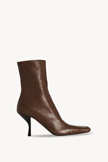 The Row Romy Ankle Boot in Leather