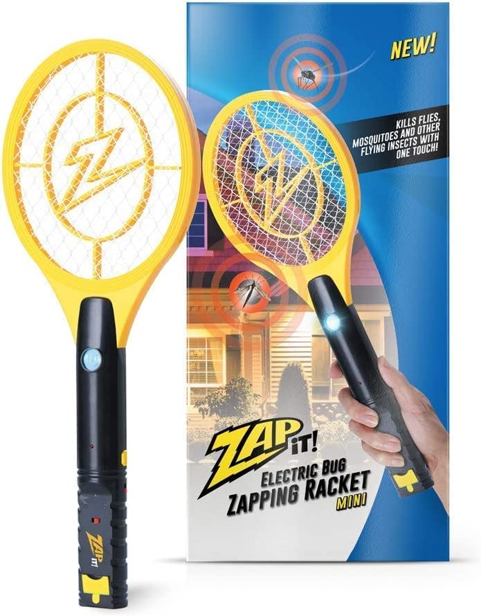 ZAP IT! Mini Rechargeable Bug Zapper Racket