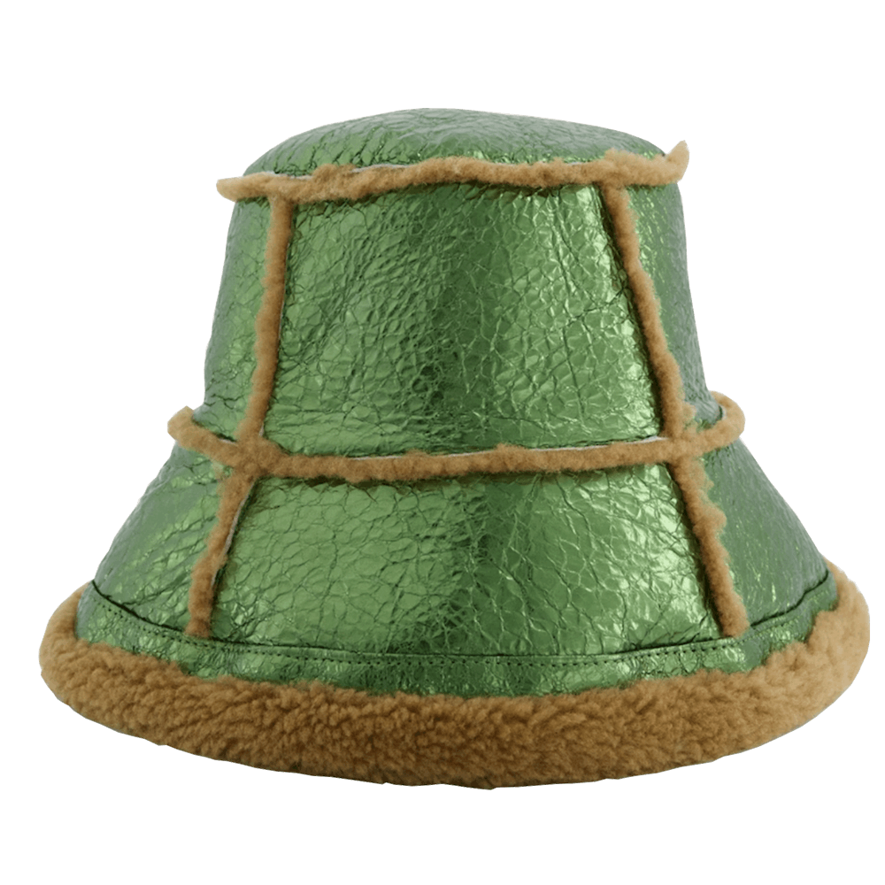 Laminated Green Bucket Hat