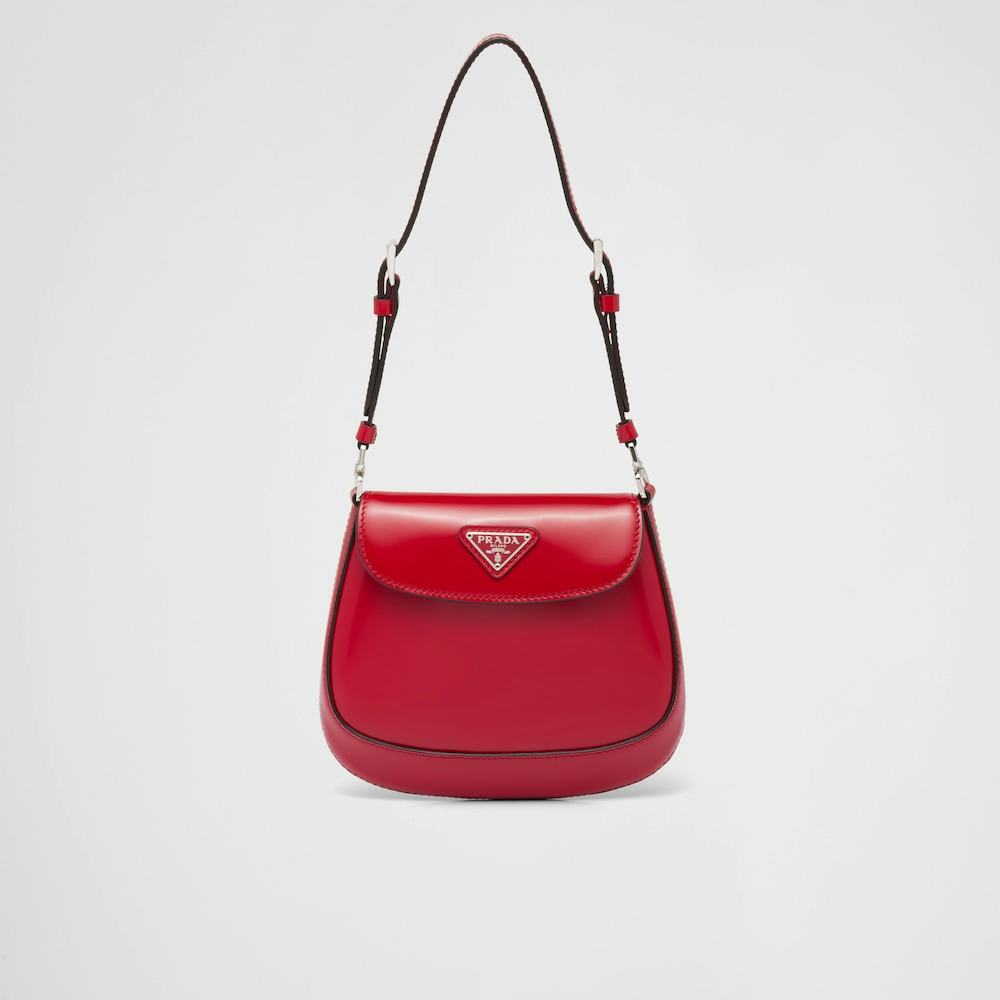 Prada Cleo Brushed Leather Mini Bag